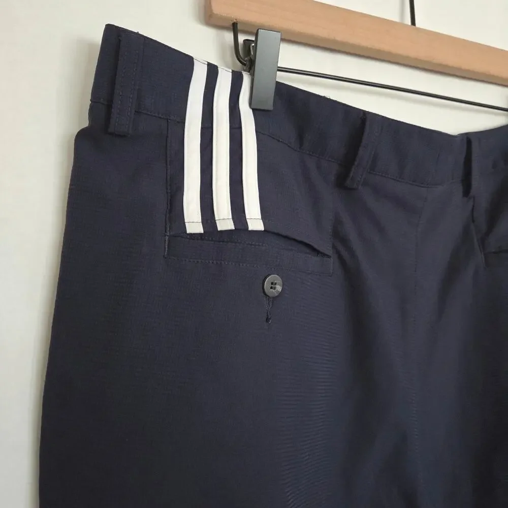 Adidas Climacool Navy Blue Golf Shorts Preppy Resortwear Athleisure Sz 38